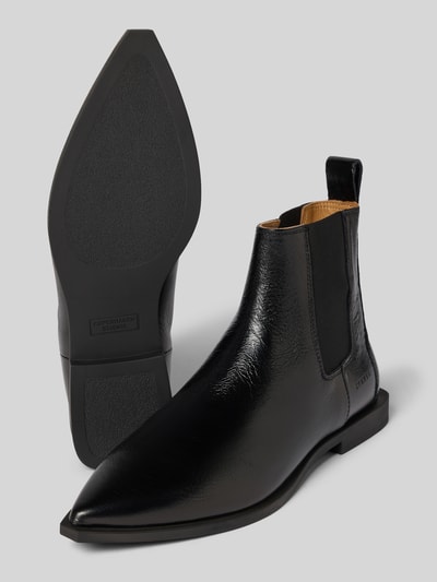 Copenhagen Laarsjes van leer met elastische inzetten, model 'CPH 410' Zwart - 4