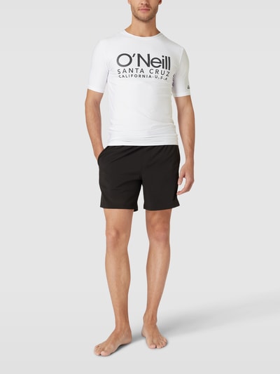 ONeill T-shirt met labelprint, model 'CALI' Wit - 1