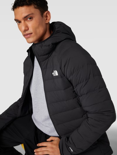 The North Face Gewatteerd jack met labeldetail, model 'BELLEVIEW’ Zwart - 3