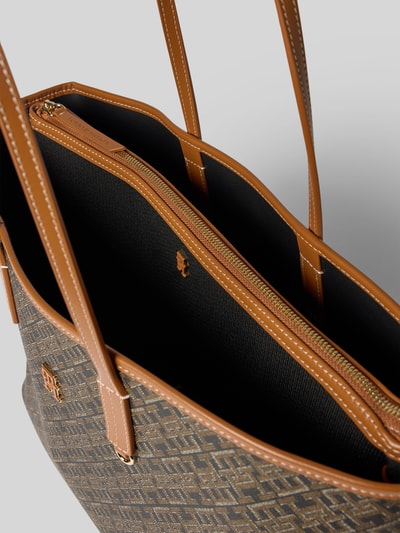 Tommy Hilfiger Shopper mit Logo-Detail Modell 'MONOPLAY LEATHER' Black 5