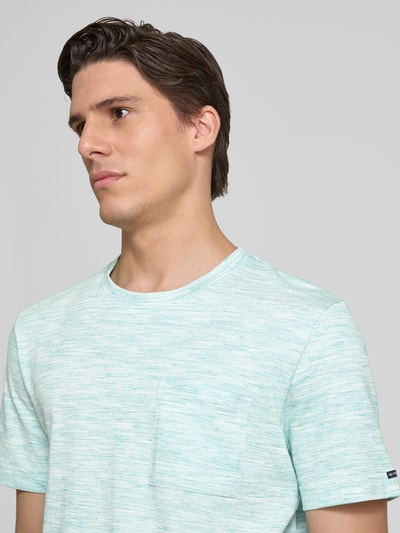 Tom Tailor Regular Fit T-Shirt aus Baumwoll-Mix Petrol 3