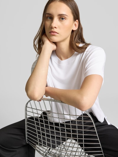 Juvia Sweatshirt in kurzärmeligem Design Weiss 3
