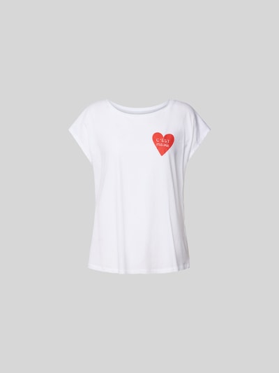 Juvia T-Shirt mit Motiv-Print Weiss 2