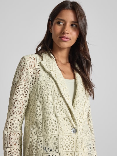 MOS MOSH Blazer mit Ausbrenner-Effekt Modell 'Maliet Phera' Lind 3