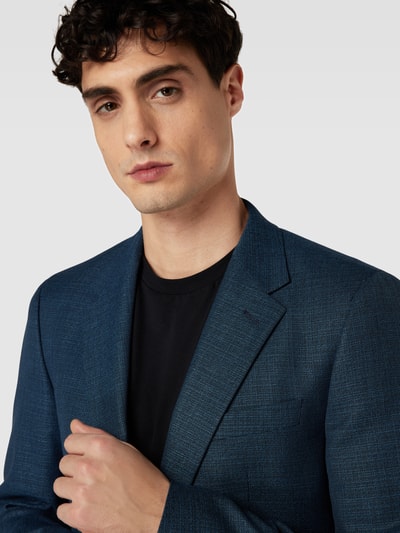 Strellson Slim Fit 2-Knopf-Sakko mit Viskose-Anteil Modell 'Alzer' Petrol 3