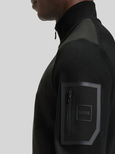 BOSS Green Regular Fit Thermo-Funktionsjacke mit Schurwoll-Anteil Modell 'MOMENTUM' Black 6