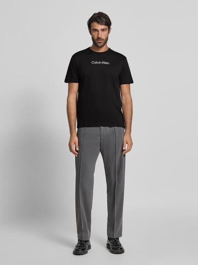 CK Calvin Klein T-Shirt mit Logo-Print Black 1