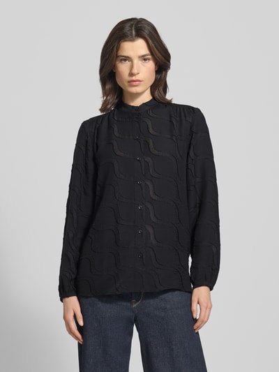 Brax Bluzka o kroju regular fit z mieszanki wiskozy model ‘VIVI’ Czarny 4