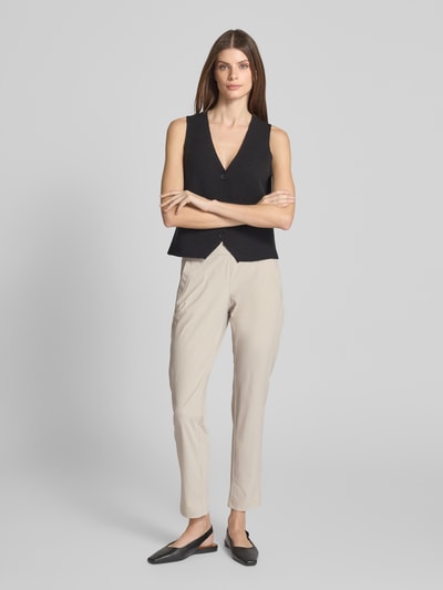 Raffaello Rossi Regular Fit Jogpants mit Tunnelzug Kitt 1
