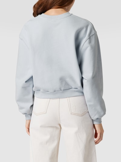 Levi's® Cropped Sweatshirt mit Label-Details Hellblau 5