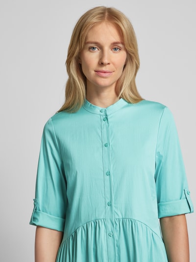 ROBE LÉGÈRE Knielanges Hemdblusenkleid mit Maokragen in mint Mint 3