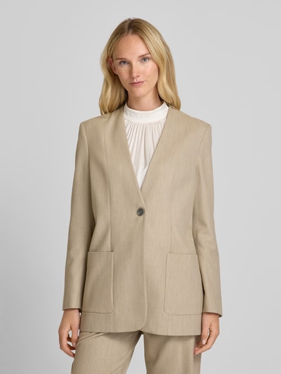 MORE Blazer mit aufgesetzten Taschen Sand 4