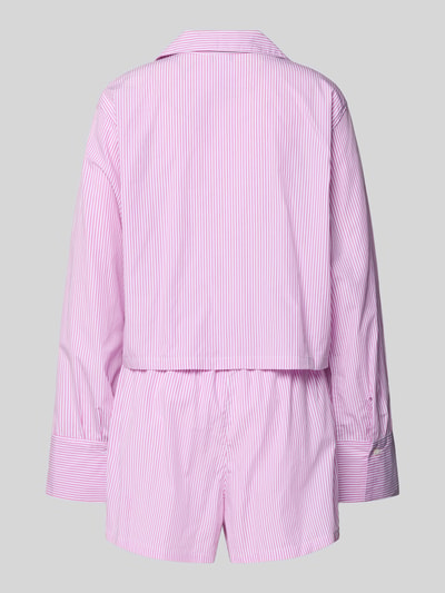 Polo Ralph Lauren Piżama o kroju comfort fit z czystej Bawełna Model 'SHIRTING STRIPES' Mocnoróżowy 3