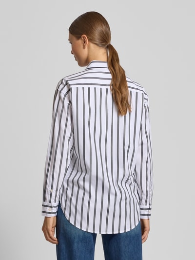 Lauren Ralph Lauren Regular fit overhemdblouse met labelapplicatie, model 'KOTTA' Wit - 5