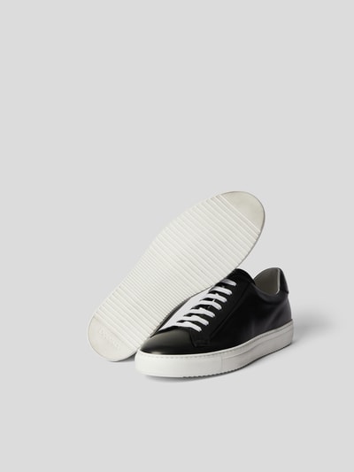 Doucal's Sneaker mit Label-Prägung Schwarz 7