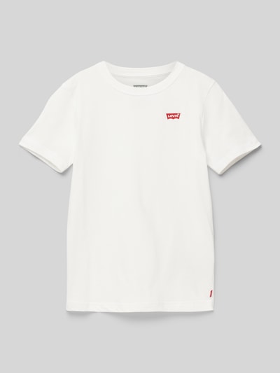 Levi’s® Kids T-shirt met logodetail Wit - 1