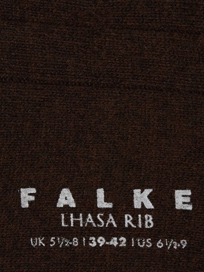 Falke Sokken met kasjmier, model 'Lhasa'  Donkerbruin - 2