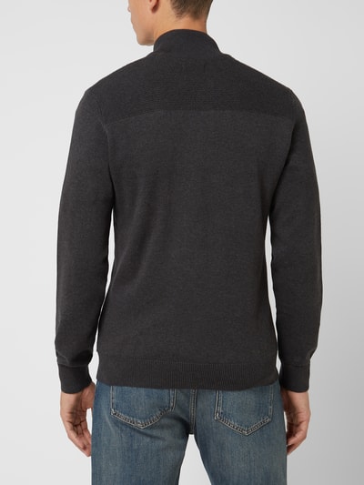 MCNEAL Strickjacke mit Stehkragen Dunkelgrau meliert 6