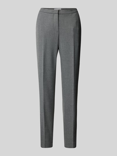 Raffaello Rossi Slim fit stoffen broek in verkorte pasvorm, model 'DORO' Donkergrijs - 1