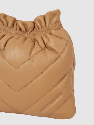 Les Visionnaires Crossbody Bag aus Leder Modell 'Lilou' Camel 2