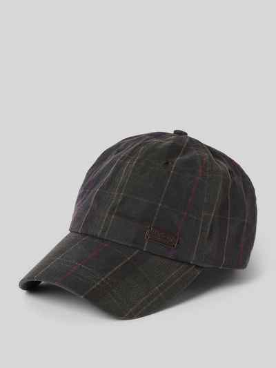 Barbour Basecap mit Label-Patch Modell 'DARWEN' Gruen 1