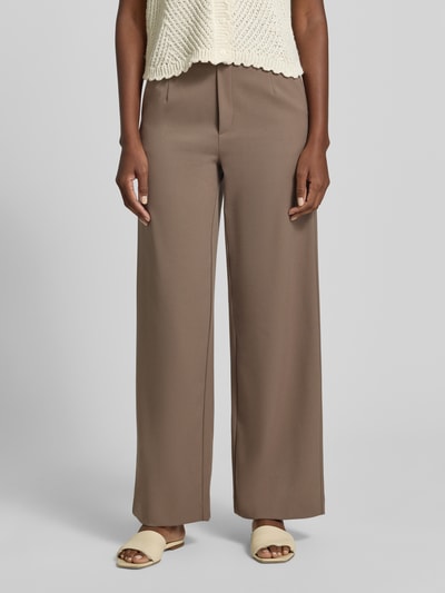 VILA High Waist Hose Modell 'VARONE' Hellbraun 4