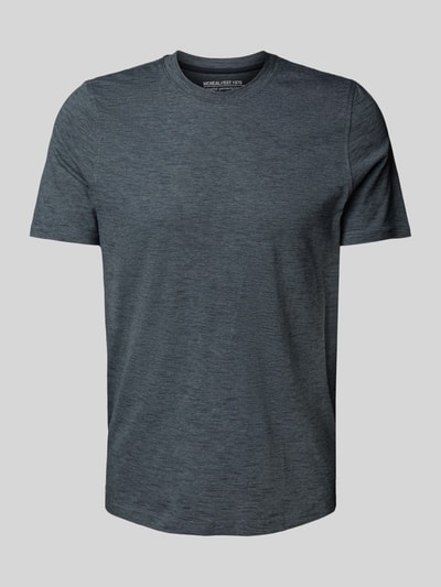MCNEAL T-Shirt mit geripptem Rundhalsausschnitt Dunkelblau 2