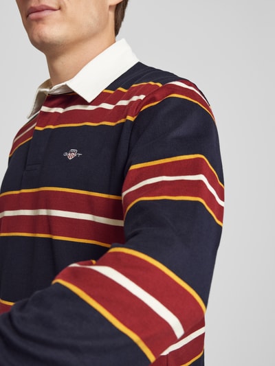 Gant Sweatshirt mit Label-Stitching Marine 3