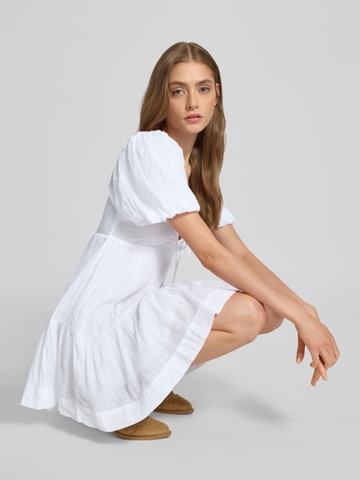 Gina Tricot Mini-jurk met pofmouwen Wit - 3