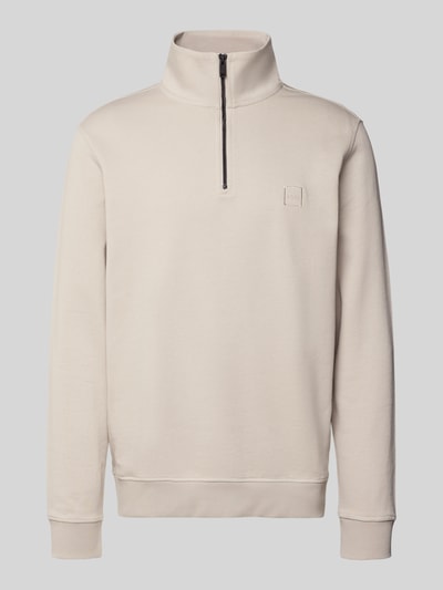 BOSS Orange Regular fit sweatshirt van puur katoen, model 'ZETRUST' Zand - 2