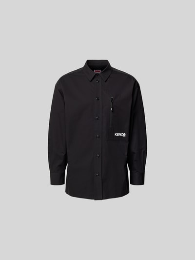 Kenzo Freizeithemd mit Knopfleiste Black 2