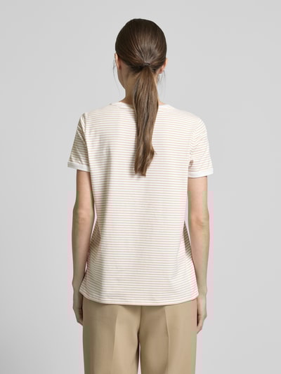 BOSS T-shirt met ronde hals, model 'EMASA' Beige - 5
