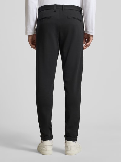 Lindbergh Korte stoffen broek met Franse steekzakken Zwart - 5