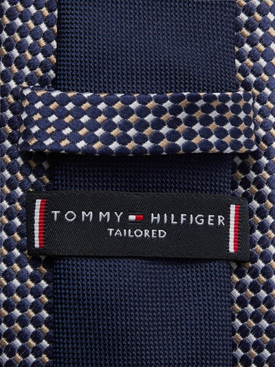 Tommy Hilfiger Krawat z czystego jedwabiu (7 cm) Beżowy 2