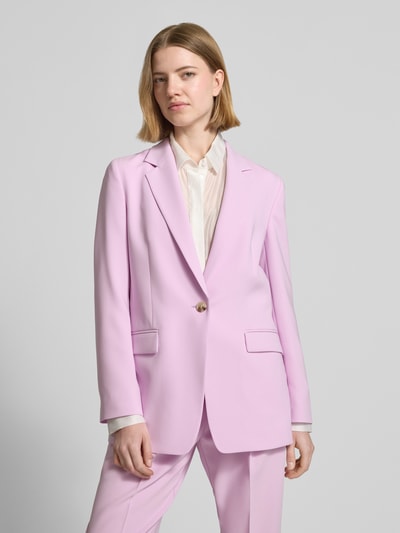 BOSS Regular Fit Longblazer mit Reverskragen Modell 'JOCALUAH' Pink 4