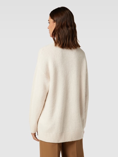 Weekend Max Mara Extra lange oversized gebreide pullover, model 'XANADU' Ecru - 5