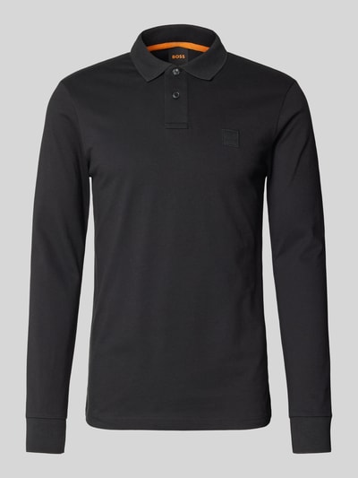 BOSS Orange Poloshirt mit Label-Detail Black 2