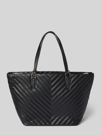 Steve Madden Shopper met labelapplicatie, model 'BJUDE' Zwart - 4