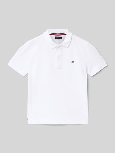 Tommy Hilfiger Kids Regular Fit Poloshirt aus reiner Baumwolle Weiss 1
