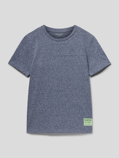 Tom Tailor T-Shirt mit Label-Patch Marineblau 1