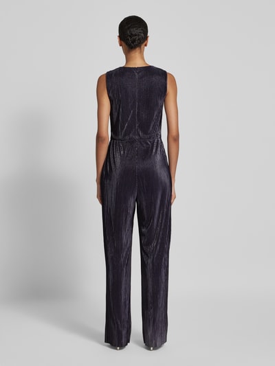 Christian Berg Cocktail Jumpsuit mit Plisseefalten Dunkelgrau 5