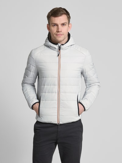 ECOALF Steppjacke mit Kapuze Modell 'ATLANTICOALF' Silber 4