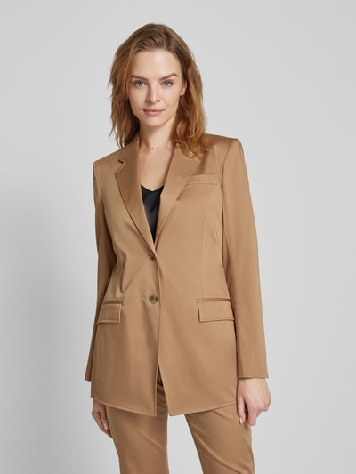 BOSS Black Women Blazer mit Pattentaschen Modell 'Jacketa' Camel 4