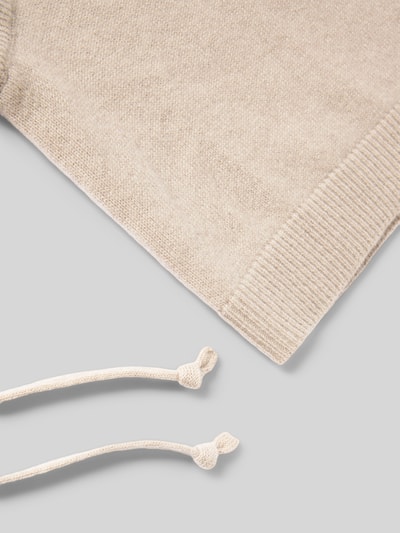 Christian Berg Woman Balaclava aus reinem Kaschmir Beige 2