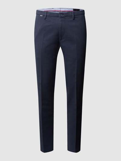 Cinque Grey Slim fit stoffen broek met stretch, model 'CiBrody' Donkerblauw gemêleerd - 2