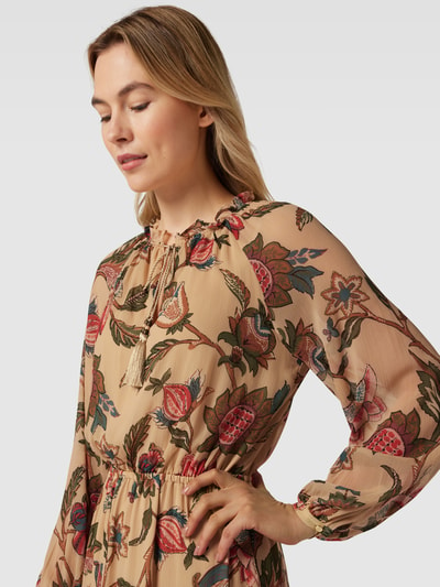 Lauren Ralph Lauren Maxikleid mit floralem Allover-Print Modell 'DEIRLEE' Ecru 3