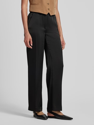 Marc Cain Stoffen broek met elastische band Zwart - 4