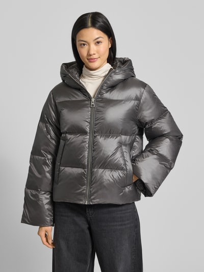 Marc O'Polo Regular Fit Daunenjacke mit Kapuze Dunkelgrau 4