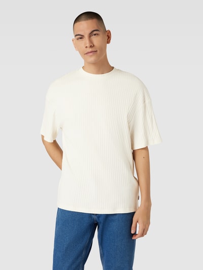 Jack & Jones Premium T-shirt met ronde hals, model 'AWARD' Offwhite - 4