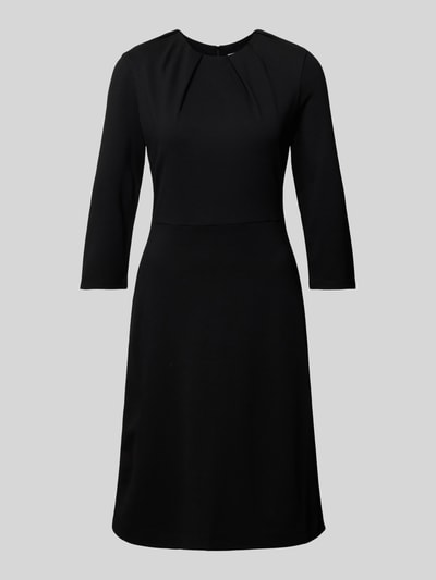 s.Oliver BLACK LABEL Knielanges Kleid mit 3/4-Arm Black 2